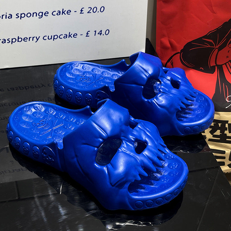 Qoaso Skull Head Slippers: Style and Comfort for Men