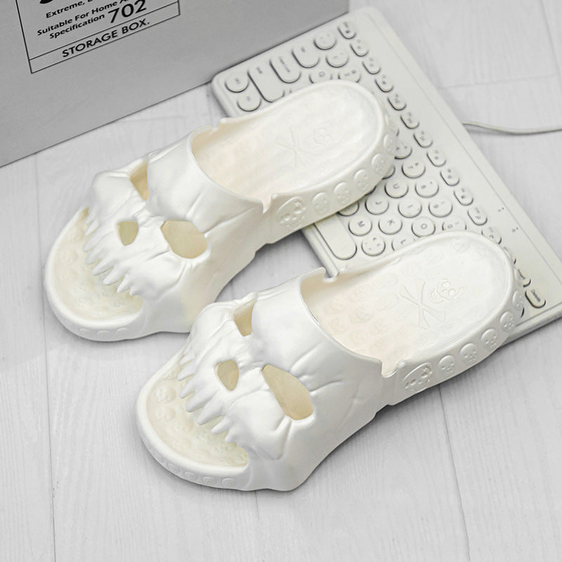 Qoaso Skull Head Slippers: Style and Comfort for Men