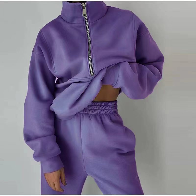 qoaso Long Sleeve Sweatshirt And Pants For Spring Autumn