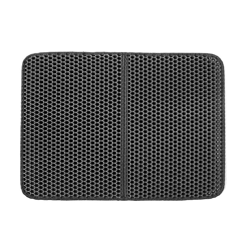 Qaoso Cat Litter Mat - Keeps cat litter in the litter box