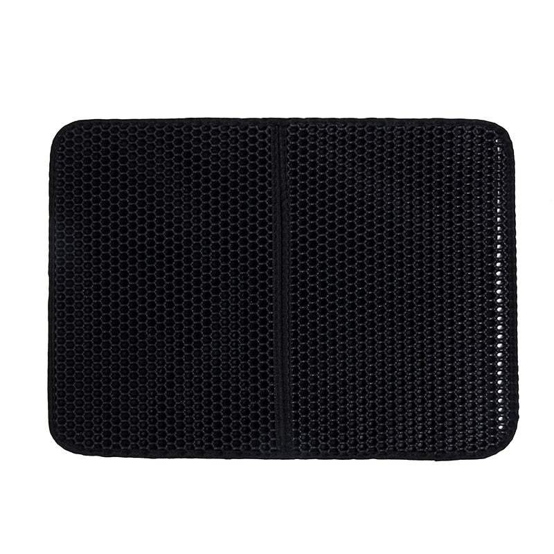 Qaoso Cat Litter Mat - Keeps cat litter in the litter box